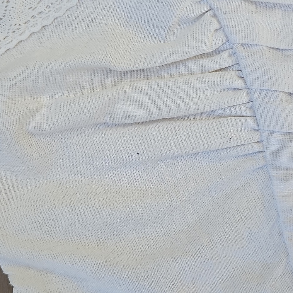 Taylor Linen Blend Midi Elegant White Sleeveless Dress Size 8 - Picture 4 of 9